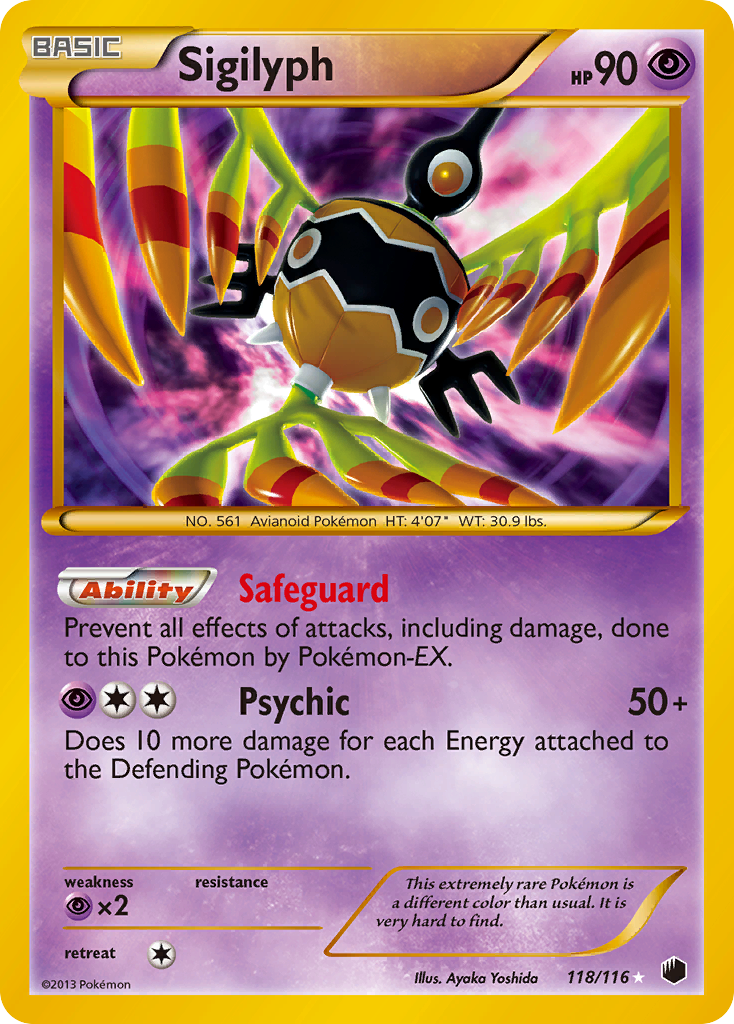 Sigilyph (118/116) [Black & White: Plasma Freeze] | All Aboard Games