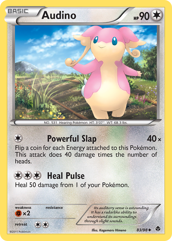 Audino (83/98) [Black & White: Emerging Powers] | All Aboard Games