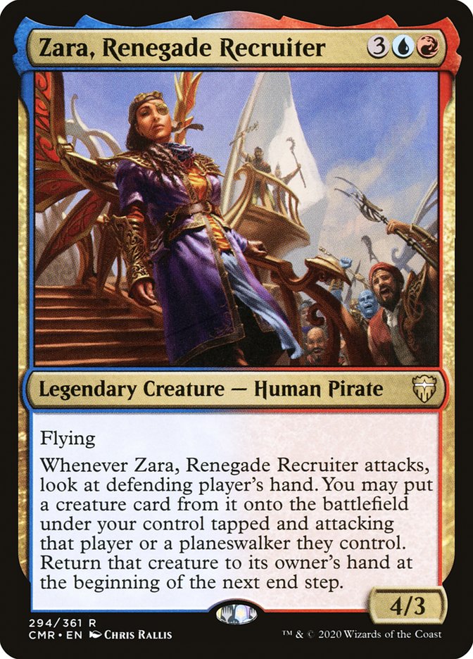 Zara, Renegade Recruiter [Commander Legends] | All Aboard Games