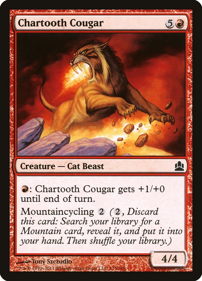 Chartooth Cougar [Commander 2011] | All Aboard Games