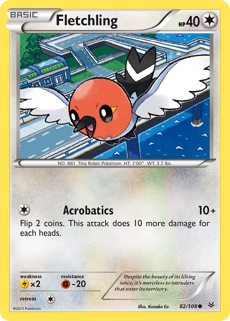 Fletchling (82/108) [XY: Roaring Skies] | All Aboard Games