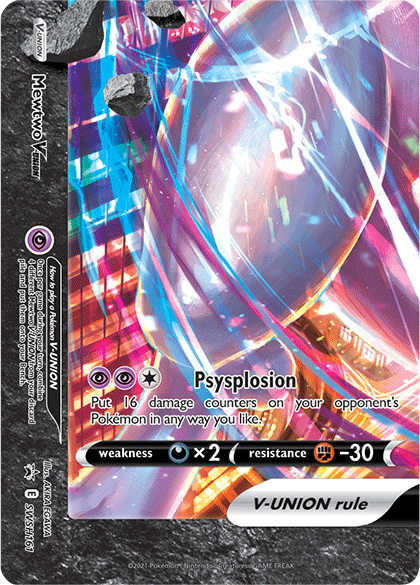 Mewtwo V-Union (SWSH161) [Sword & Shield: Black Star Promos] | All Aboard Games