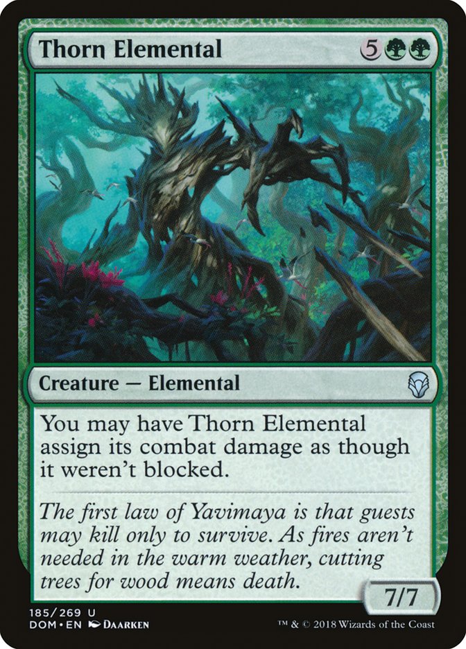 Thorn Elemental [Dominaria] | All Aboard Games