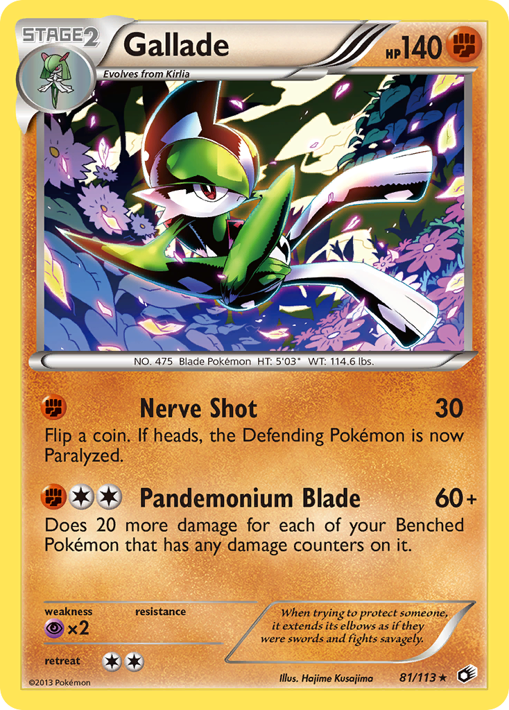 Gallade (81/113) [Black & White: Legendary Treasures] | All Aboard Games