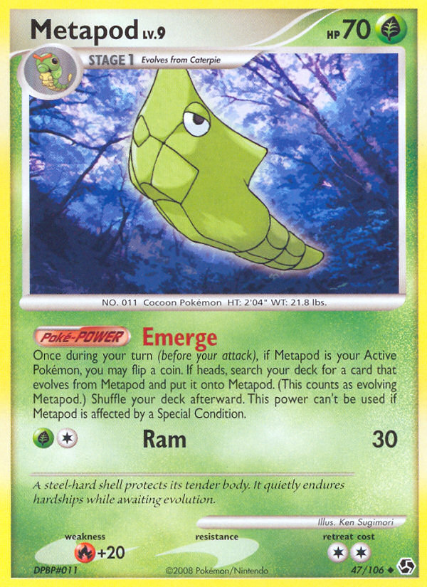 Metapod (47/106) [Diamond & Pearl: Great Encounters] | All Aboard Games