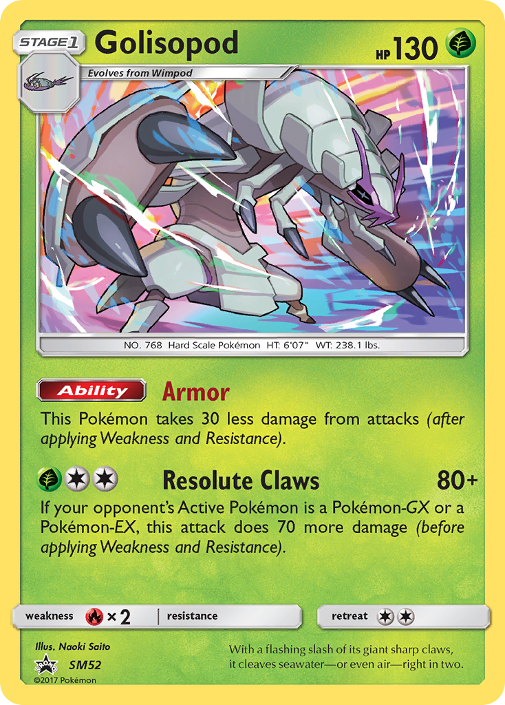 Golisopod (SM52) [Sun & Moon: Black Star Promos] | All Aboard Games