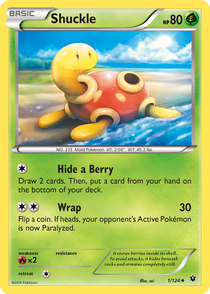 Shuckle (1/124) [XY: Fates Collide] | All Aboard Games