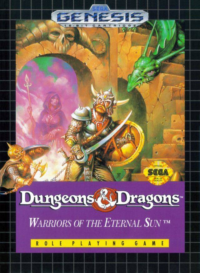 Sega Genesis - DnD - Warriors of the Eternal Sun | All Aboard Games