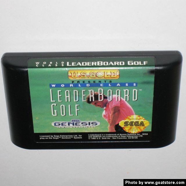 Sega Genesis - LeaderBoard Golf | All Aboard Games