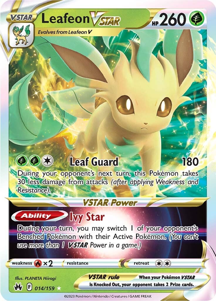 Leafeon VSTAR (014/159) [Sword & Shield: Crown Zenith] | All Aboard Games