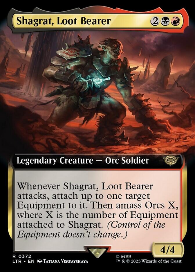 Shagrat, Loot Bearer (Extended Art) [The Lord of the Rings: Tales of Middle-Earth] | All Aboard Games
