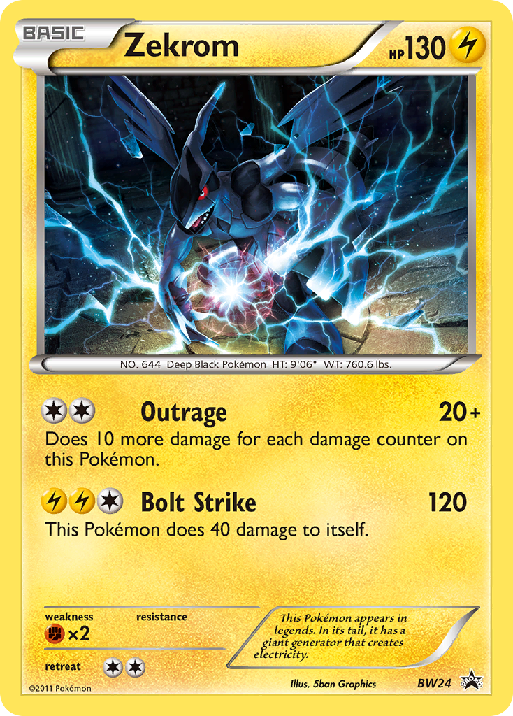 Zekrom (BW24) [Black & White: Black Star Promos] | All Aboard Games