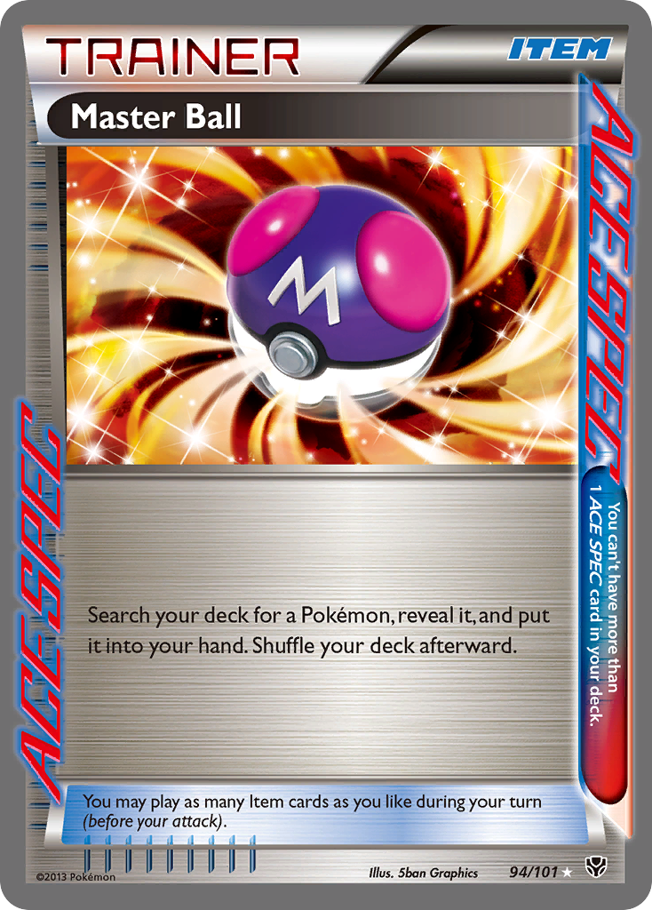 Master Ball (94/101) [Black & White: Plasma Blast] | All Aboard Games