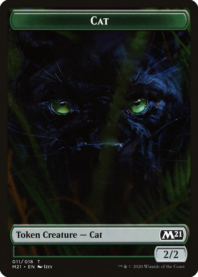 Cat (011/018) [Core Set 2021 Tokens] | All Aboard Games
