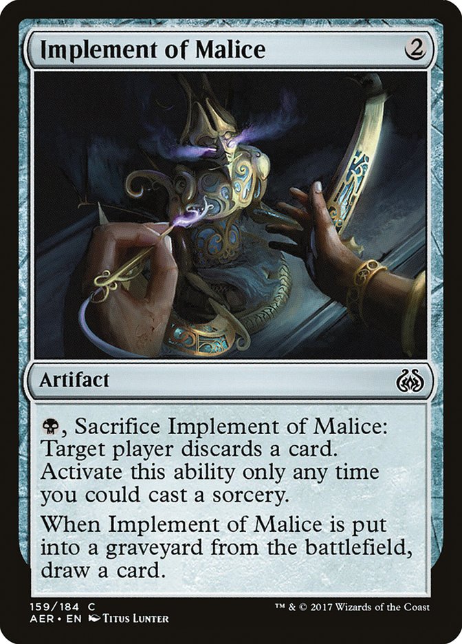 Implement of Malice [Aether Revolt] | All Aboard Games