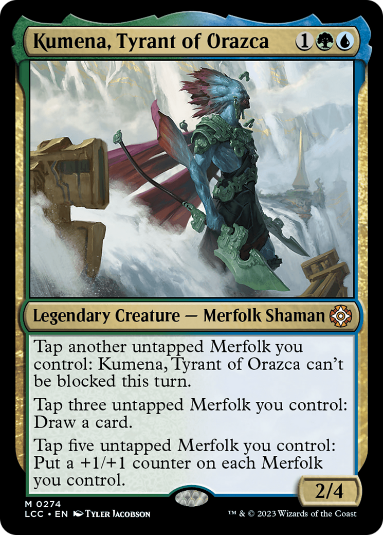Kumena, Tyrant of Orazca [The Lost Caverns of Ixalan Commander] | All Aboard Games