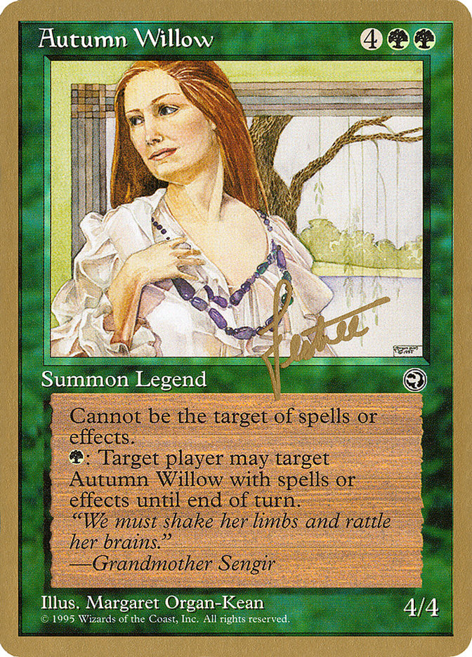 Autumn Willow (Bertrand Lestree) [Pro Tour Collector Set] | All Aboard Games