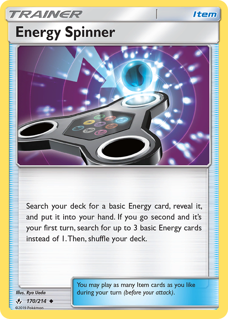 Energy Spinner (170/214) [Sun & Moon: Unbroken Bonds] | All Aboard Games