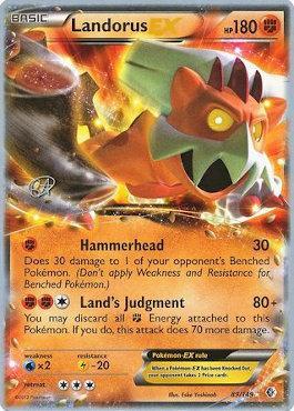 Landorus EX (89/149) (The Flying Hammer - Rowan Stavenow) [World Championships 2015] | All Aboard Games