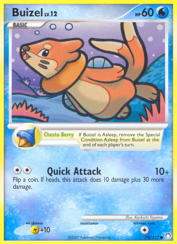 Buizel (75/123) [Diamond & Pearl: Mysterious Treasures] | All Aboard Games