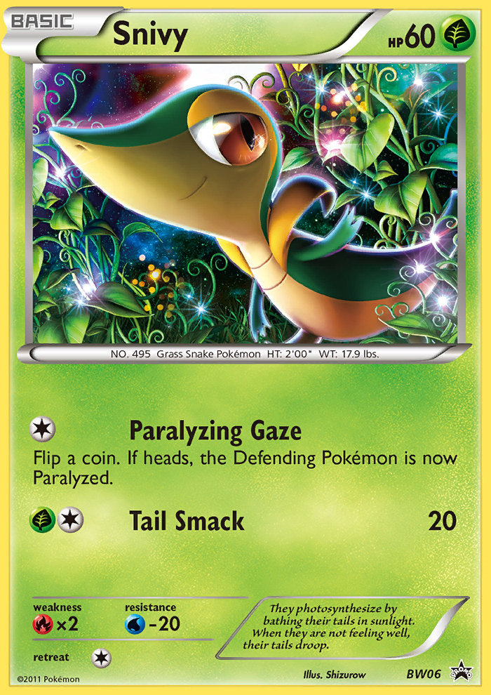 Snivy (BW06) [Black & White: Black Star Promos] | All Aboard Games