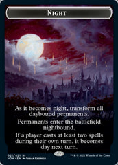 Day // Night Double-sided Token [Innistrad: Crimson Vow Tokens] | All Aboard Games