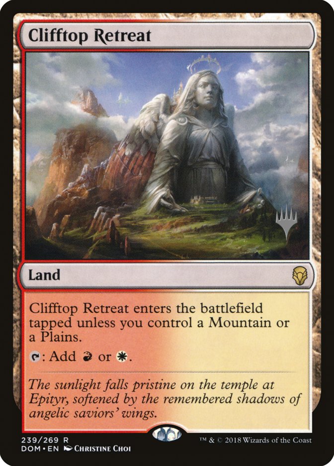 Clifftop Retreat (Promo Pack) [Dominaria Promos] | All Aboard Games
