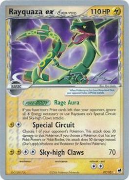 Rayquaza ex (97/101) (Delta Species) (Legendary Ascent - Tom Roos) [World Championships 2007] | All Aboard Games