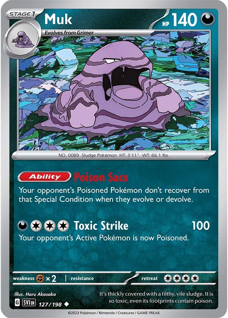 Muk (127/198) [Scarlet & Violet: Base Set] | All Aboard Games