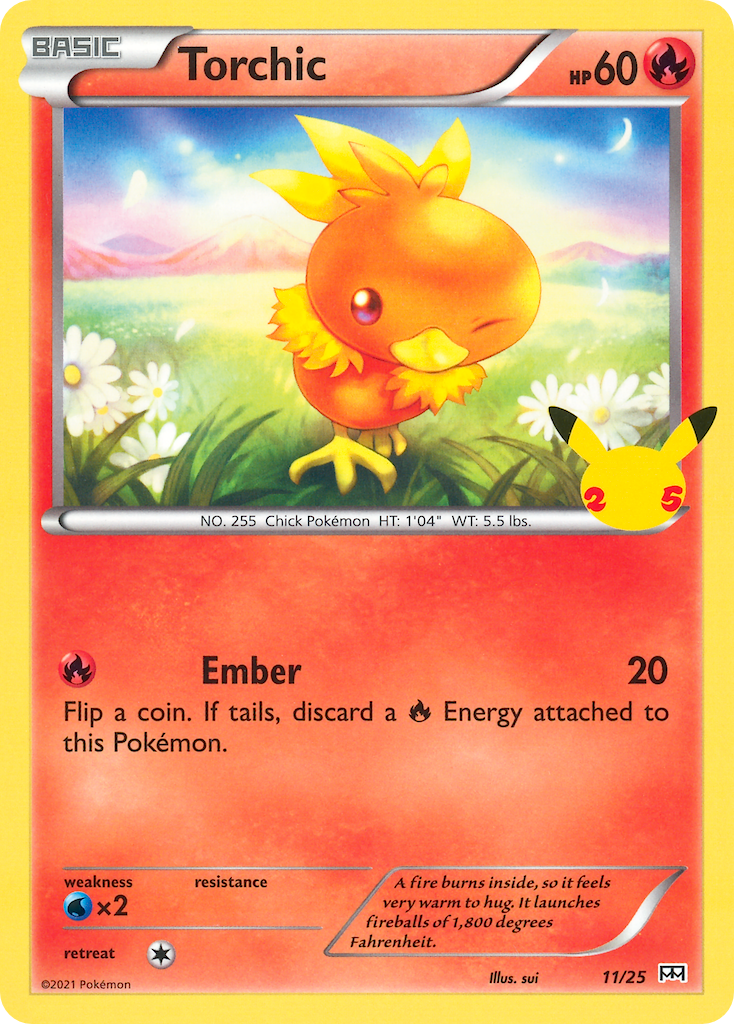 Torchic (11/25) [McDonald's 25th Anniversary] | All Aboard Games