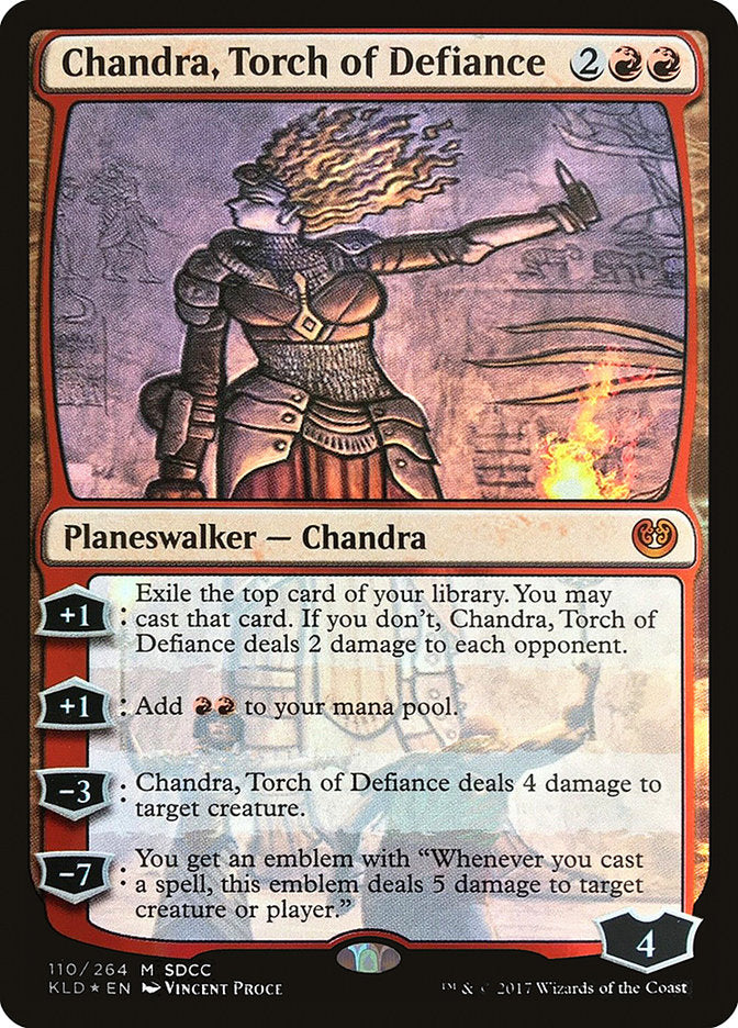 Chandra, Torch of Defiance [San Diego Comic-Con 2017] | All Aboard Games
