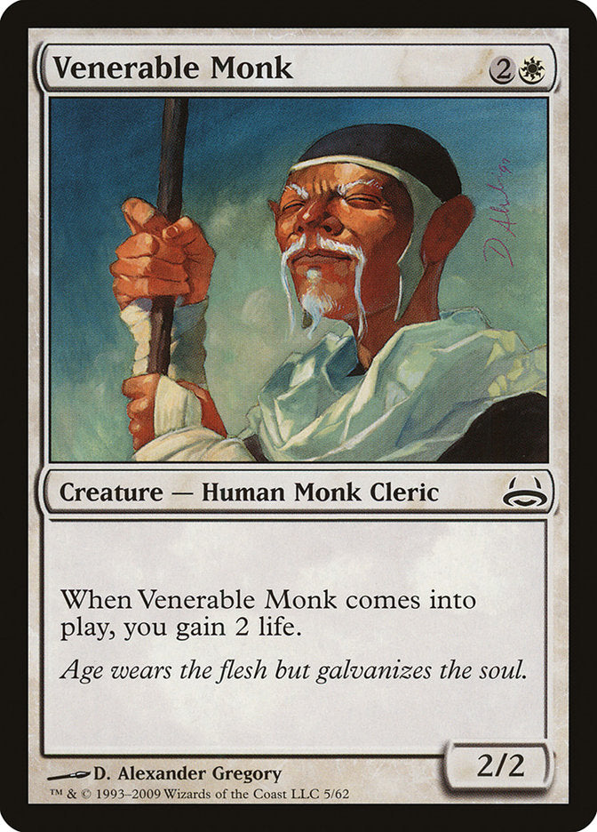 Venerable Monk [Duel Decks: Divine vs. Demonic] | All Aboard Games