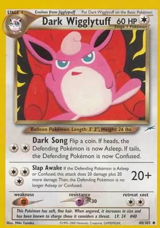 Dark Wigglytuff (40/105) [Neo Destiny Unlimited] | All Aboard Games