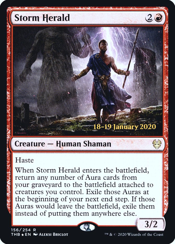 Storm Herald [Theros Beyond Death Prerelease Promos] | All Aboard Games