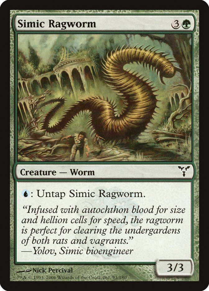 Simic Ragworm [Dissension] | All Aboard Games