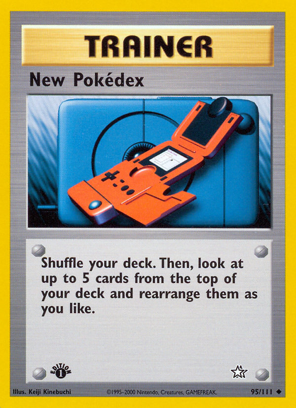 New Pokedex (95/111) [Neo Genesis 1st Edition] | All Aboard Games