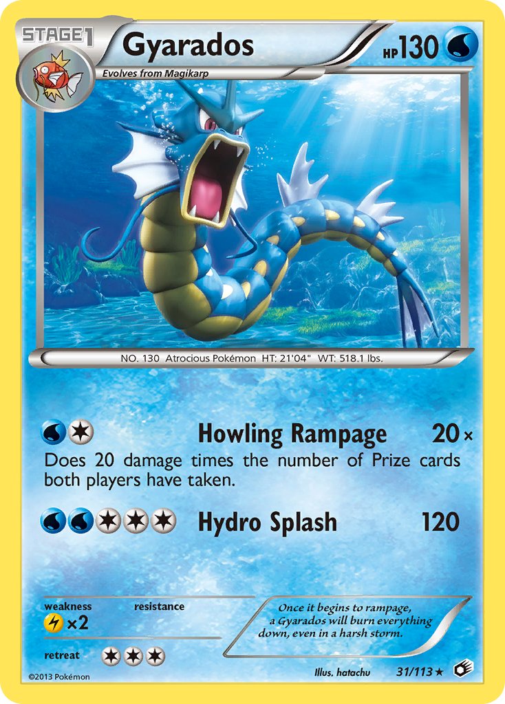 Gyarados (31/113) [Black & White: Legendary Treasures] | All Aboard Games