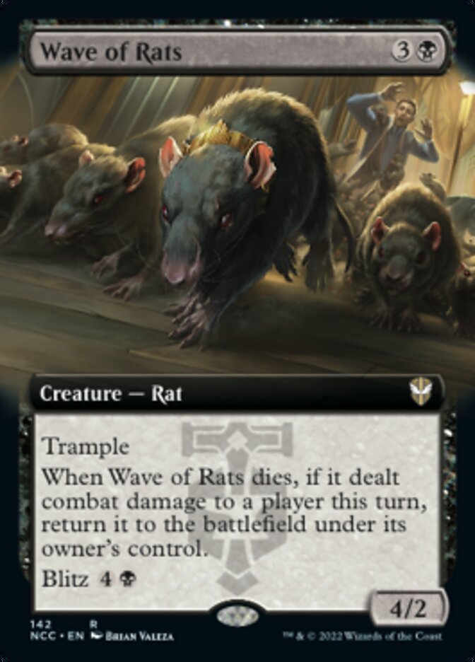 Wave of Rats (Extended Art) [Streets of New Capenna Commander] | All Aboard Games