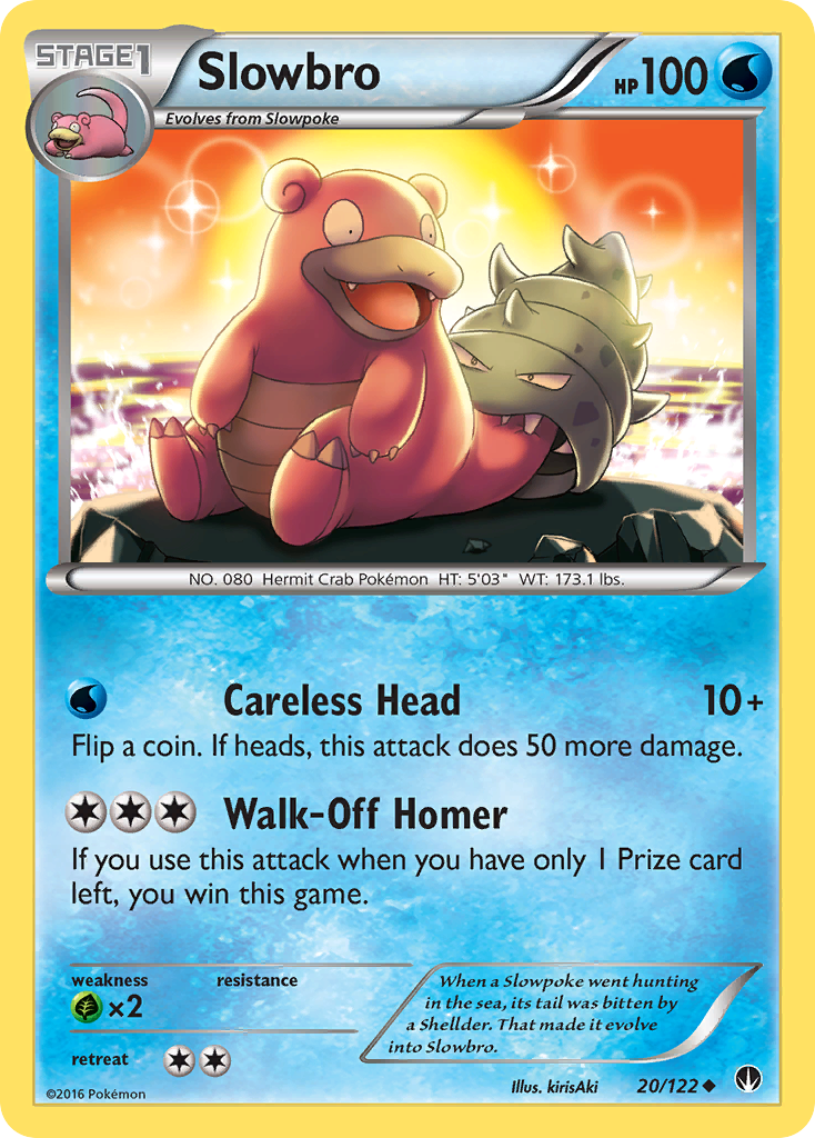 Slowbro (20/122) [XY: BREAKpoint] | All Aboard Games