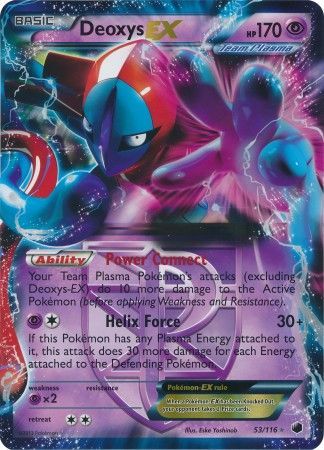 Deoxys EX (53/116) (Jumbo Card) [Black & White: Plasma Freeze] | All Aboard Games