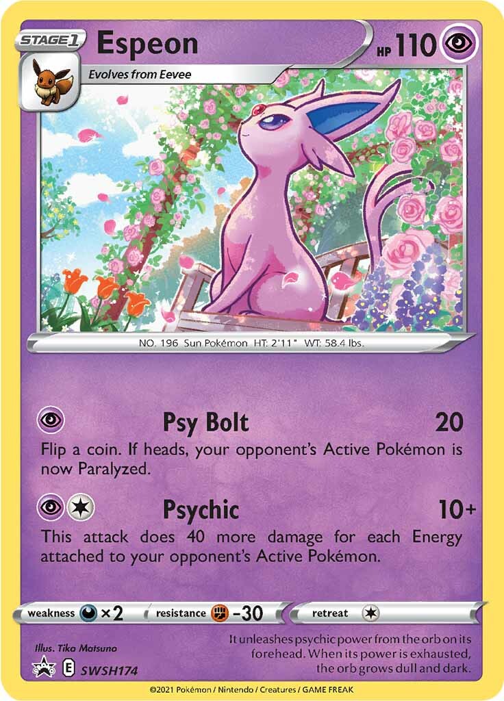 Espeon (SWSH174) [Sword & Shield: Black Star Promos] | All Aboard Games