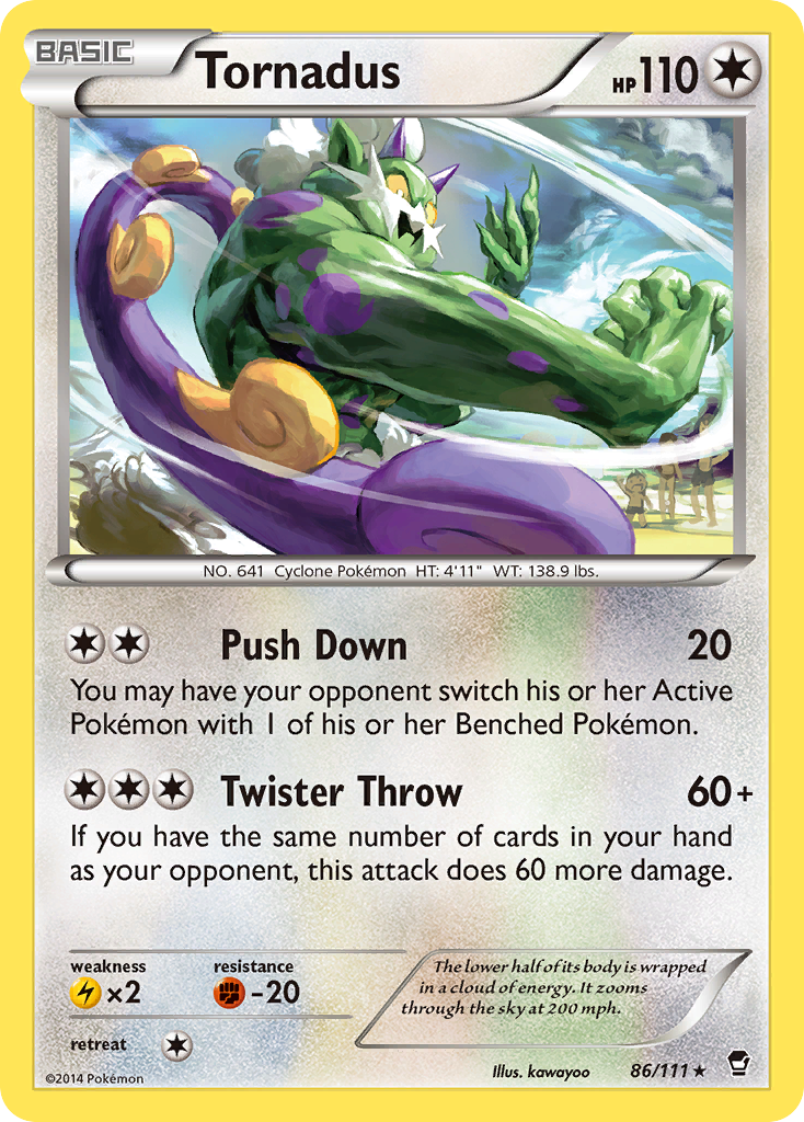 Tornadus (86/111) [XY: Furious Fists] | All Aboard Games