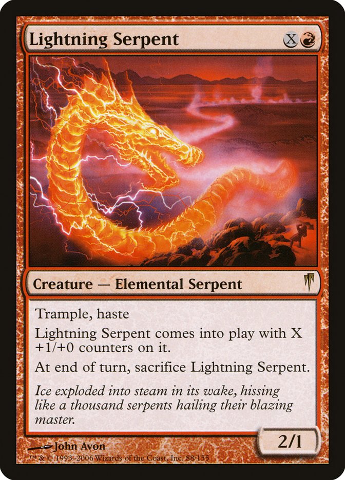 Lightning Serpent [Coldsnap] | All Aboard Games