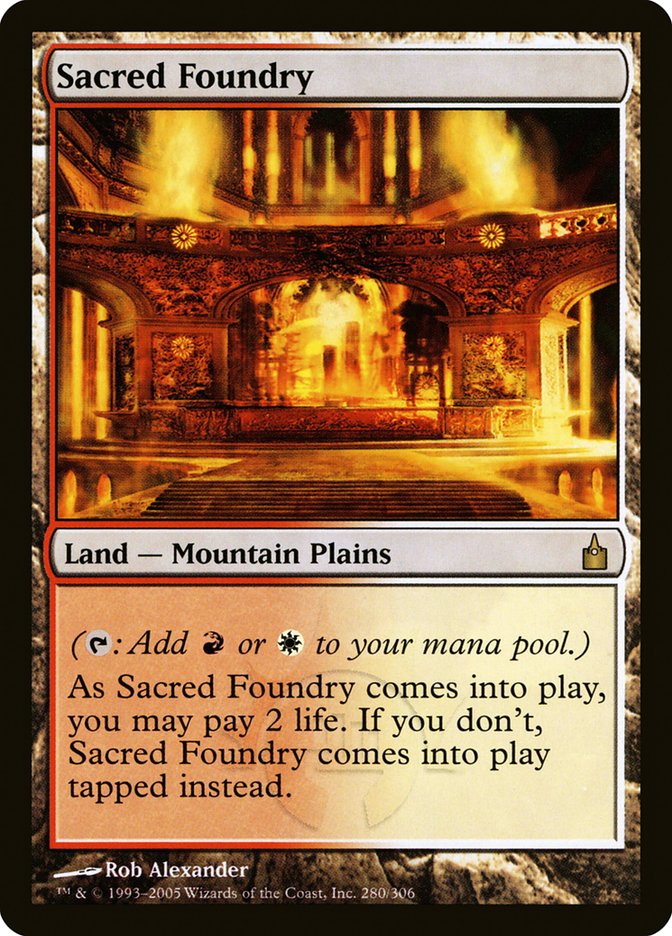 Sacred Foundry [Ravnica: City of Guilds] | All Aboard Games