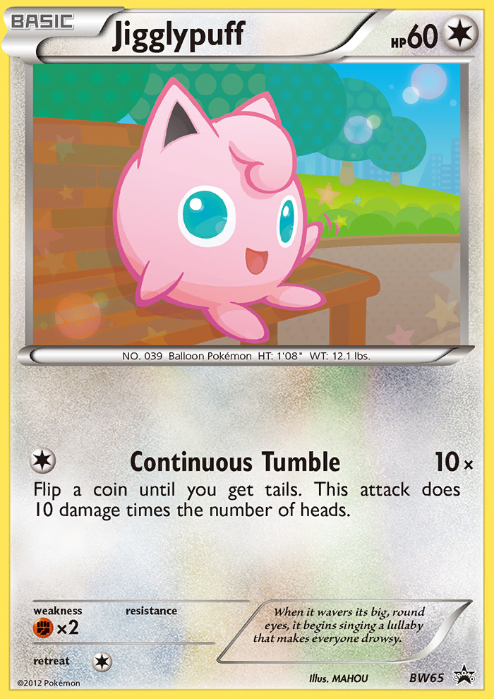 Jigglypuff (BW65) [Black & White: Black Star Promos] | All Aboard Games