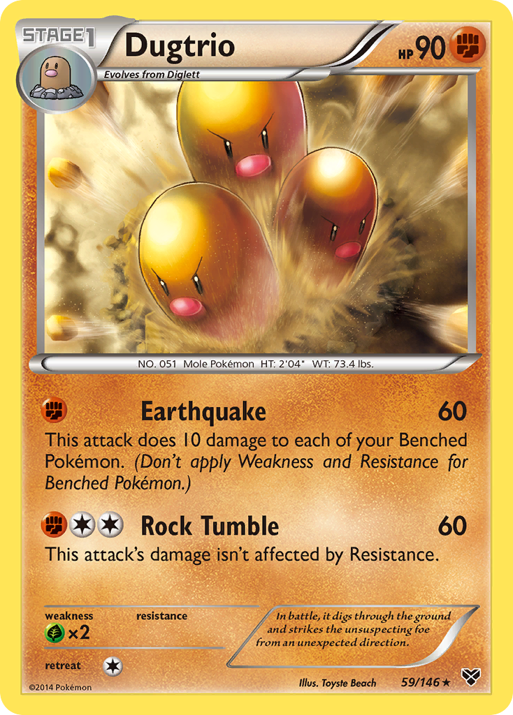 Dugtrio (59/146) [XY: Base Set] | All Aboard Games