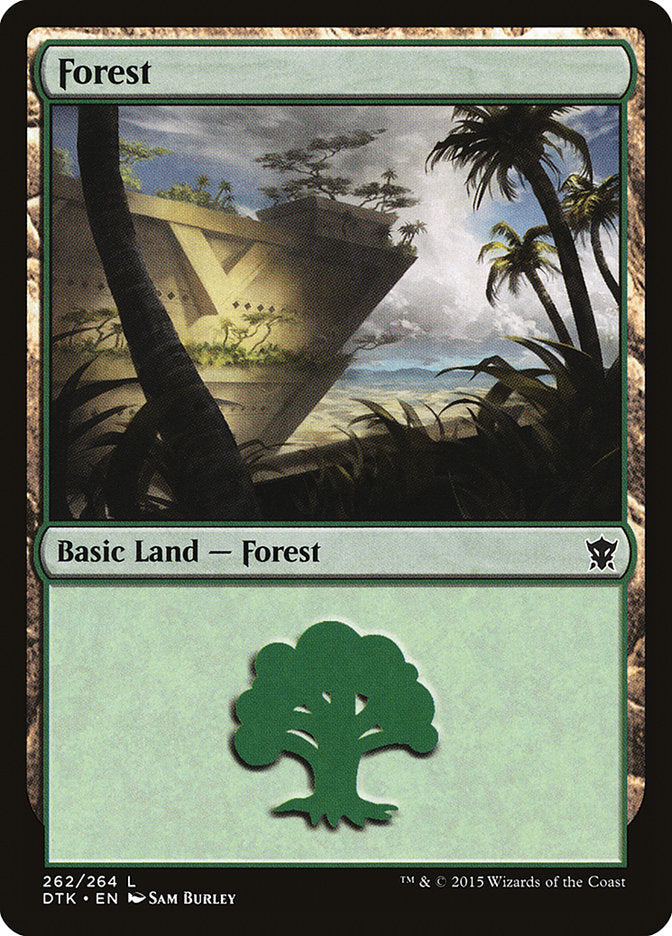 Forest (262) [Dragons of Tarkir] | All Aboard Games