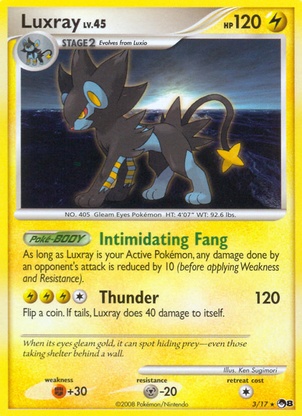 Luxray (3/17) [POP Series 8] | All Aboard Games