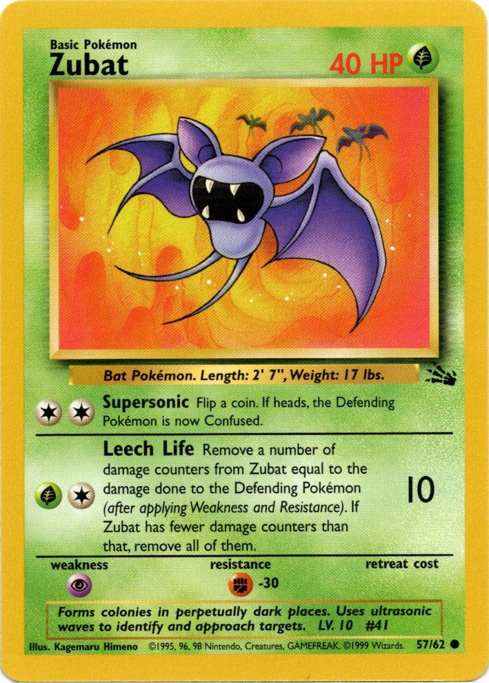 Zubat (57/62) [Fossil Unlimited] | All Aboard Games