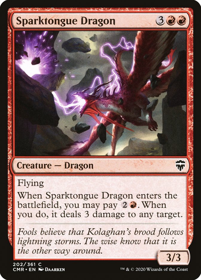 Sparktongue Dragon [Commander Legends] | All Aboard Games